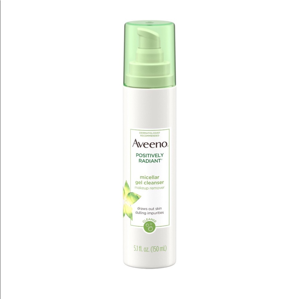 ✨BNWT - Aveeno Positively Radiant Micellar Gel Facial Cleanser - 5.1 fl oz✨